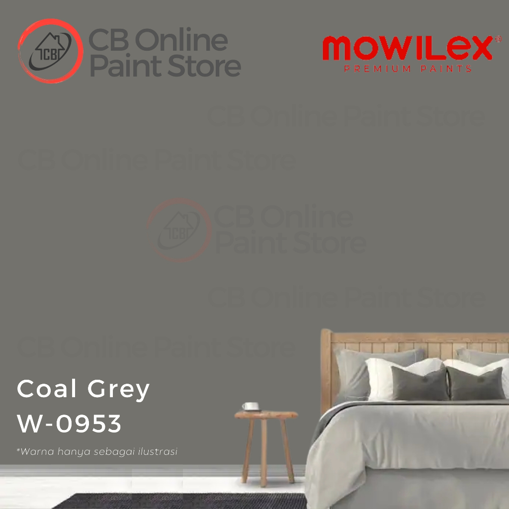 CAT TEMBOK MOWILEX - COAL GREY W-0953 - LITER