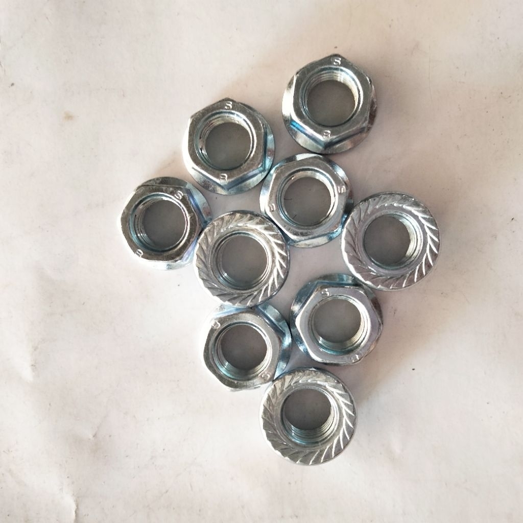 Mur Flange Nut/Mur Topi M10 Kunci 14