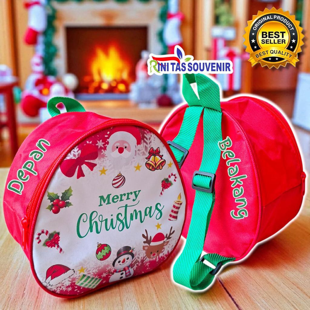 Tas Telur Natal Ready Stok/Souvenir Natal Premium/Tas Ransel Telur Ready Stok/Souvenir Premium/Ranse
