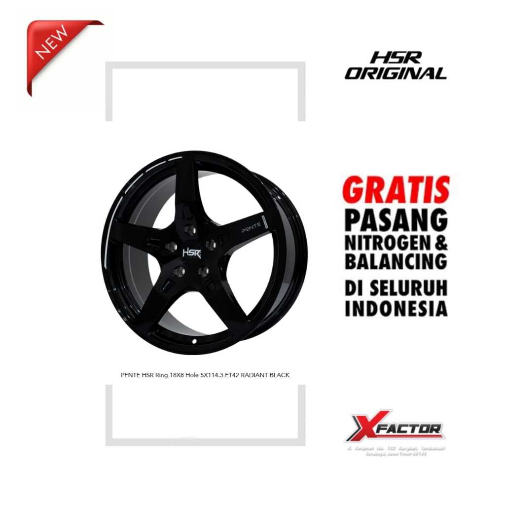 VELG MOBIL R18 HSR R18 PENTE R18X8 H 5X114,3 ET42