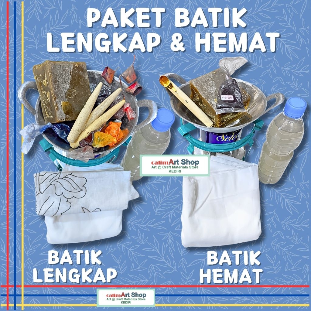 BATIK LENGKAP /PAKET ALAT BATIK LENGKAP & HEMAT