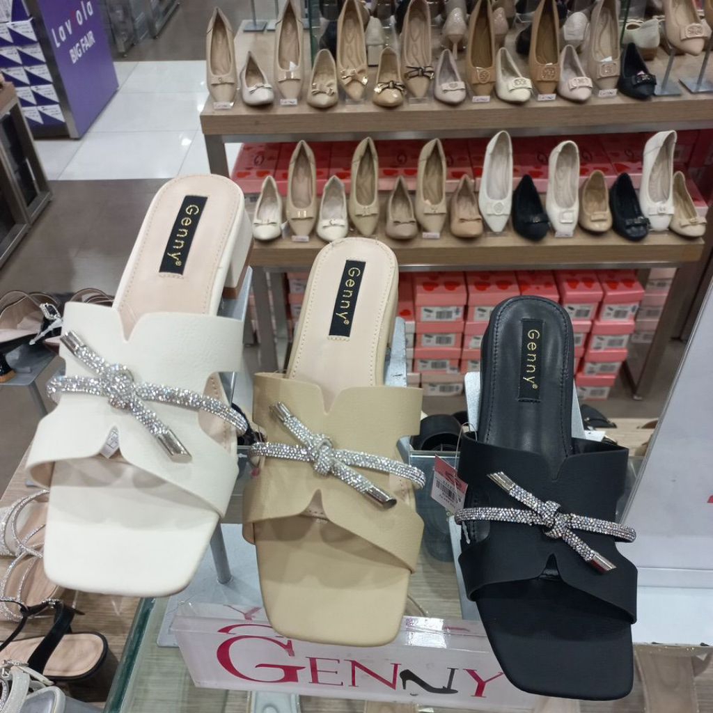 SANDAL HEELS WANITA MERK GENNY