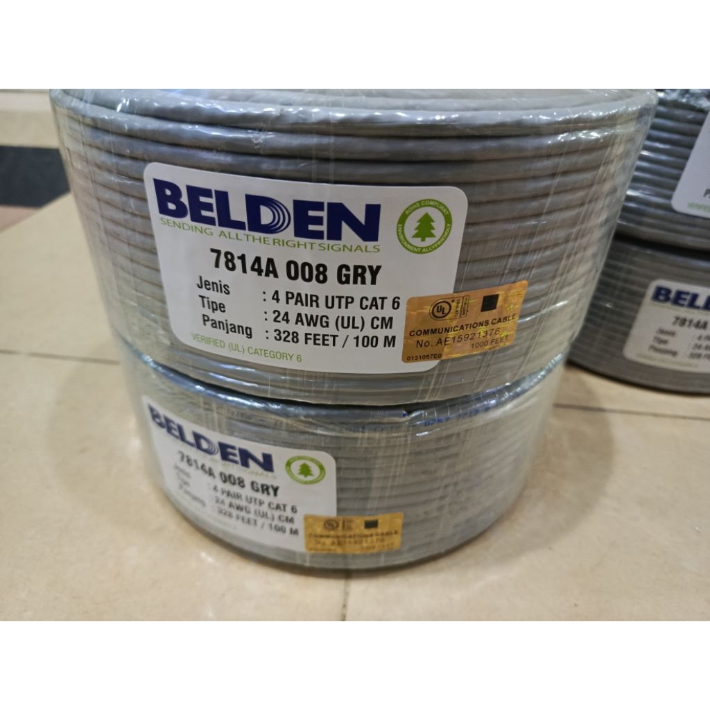 BELDEN CAT 6 UTP kabel100M, 328FEET