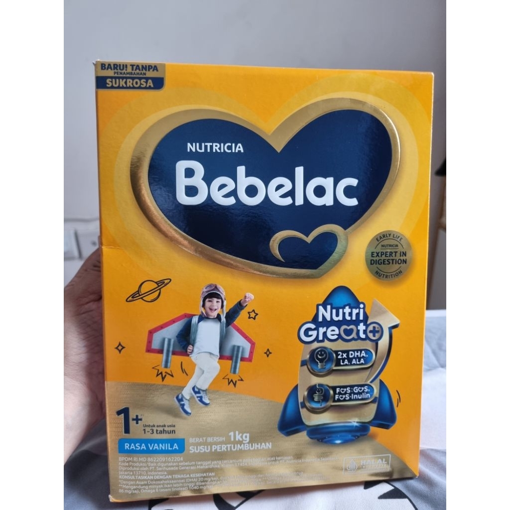 Bebelac 3 / Bebelac 1+ Vanila Susu Pertumbuhan 1 KG