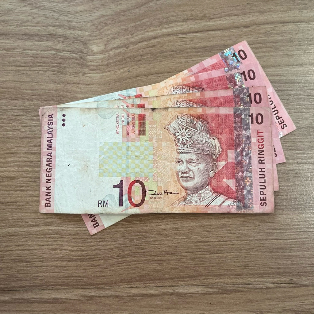 Uang 10 Ringgit Malaysia Asli