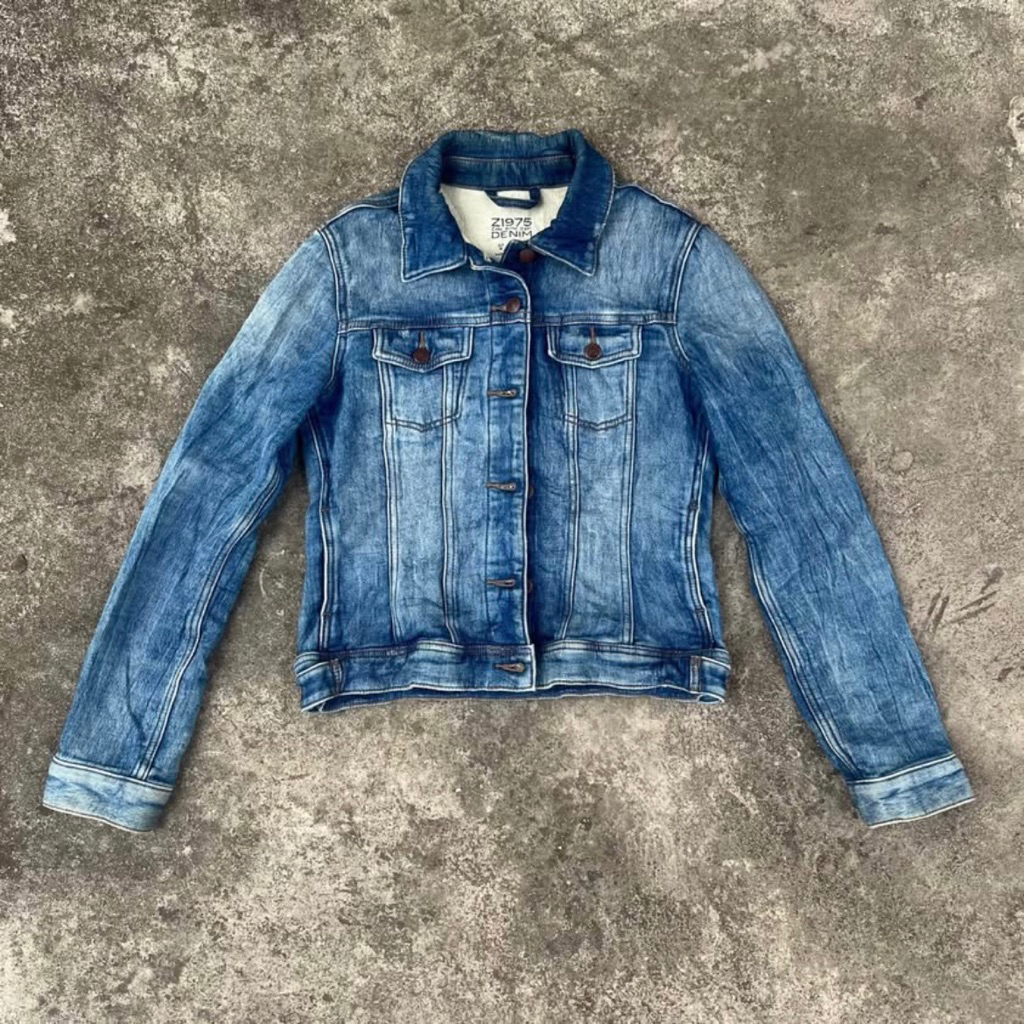denim jacket zara