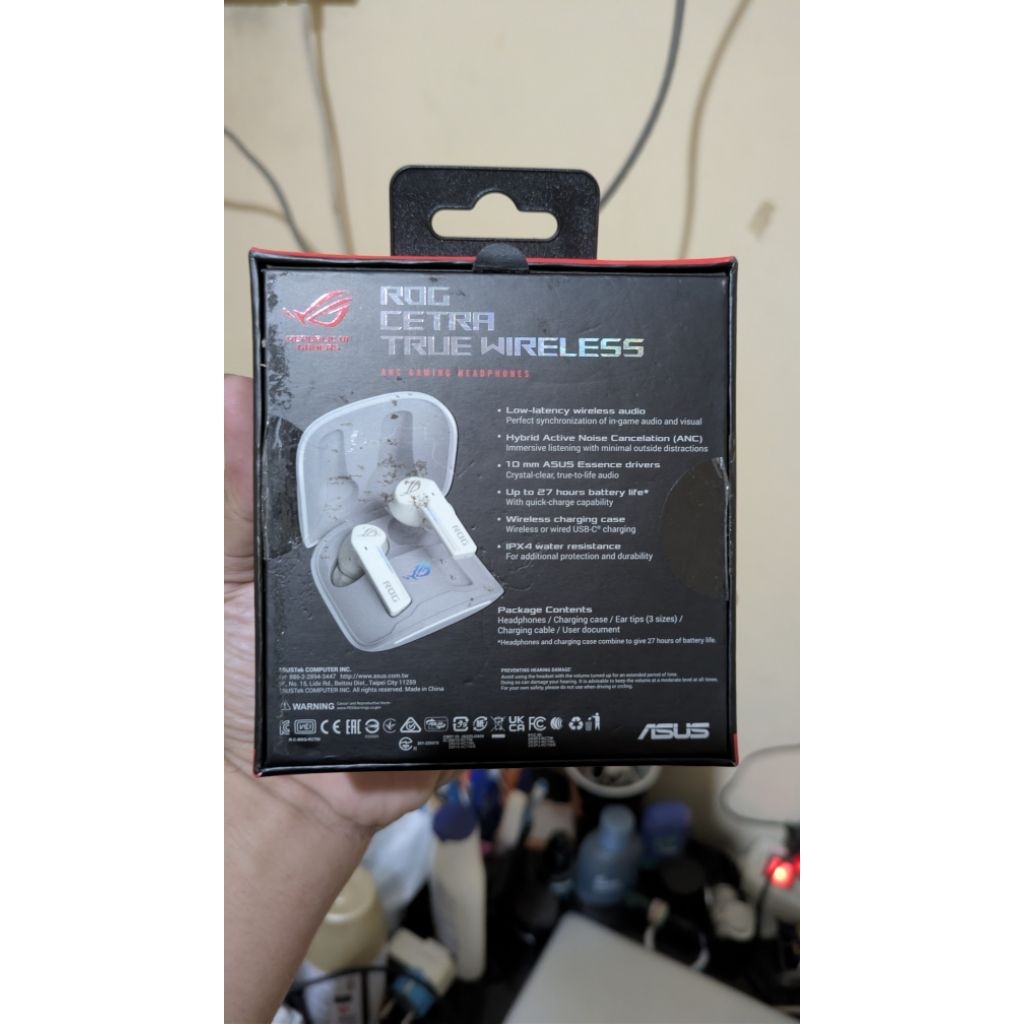 Tws gaming Asus ROG Cetra True Wireless