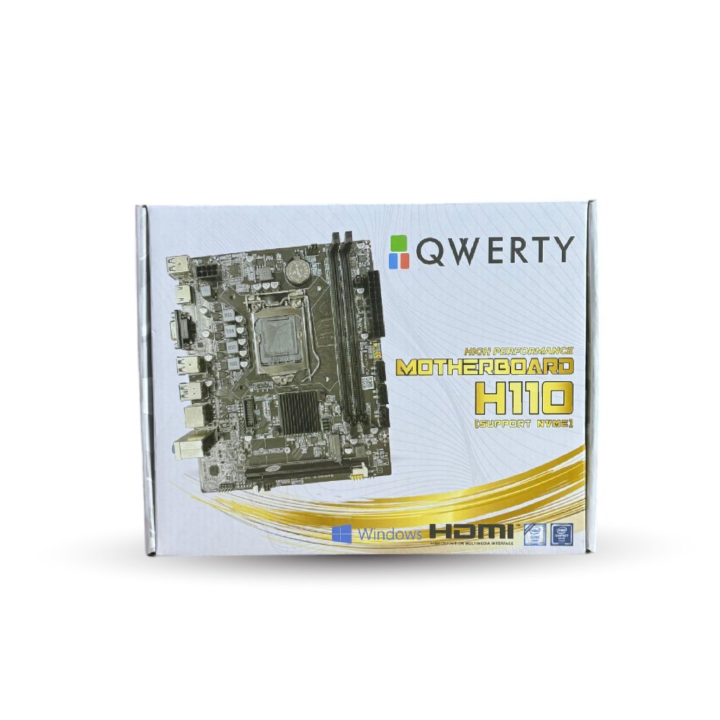 MOTHERBOARD QWERTY H110 NVME LGA 1151 INTEL