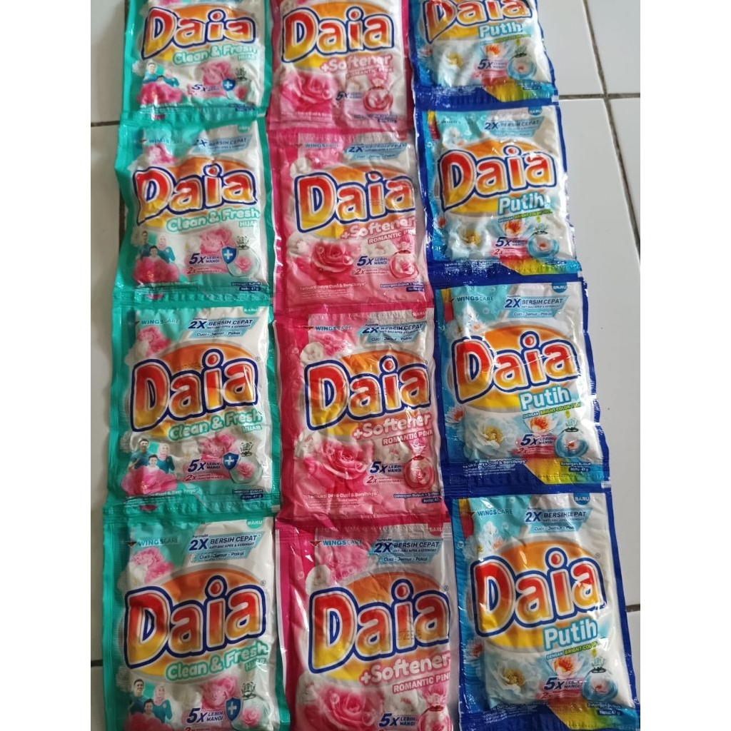 Daia 1000 satu renceng isi 6 pcs Daia rencengan