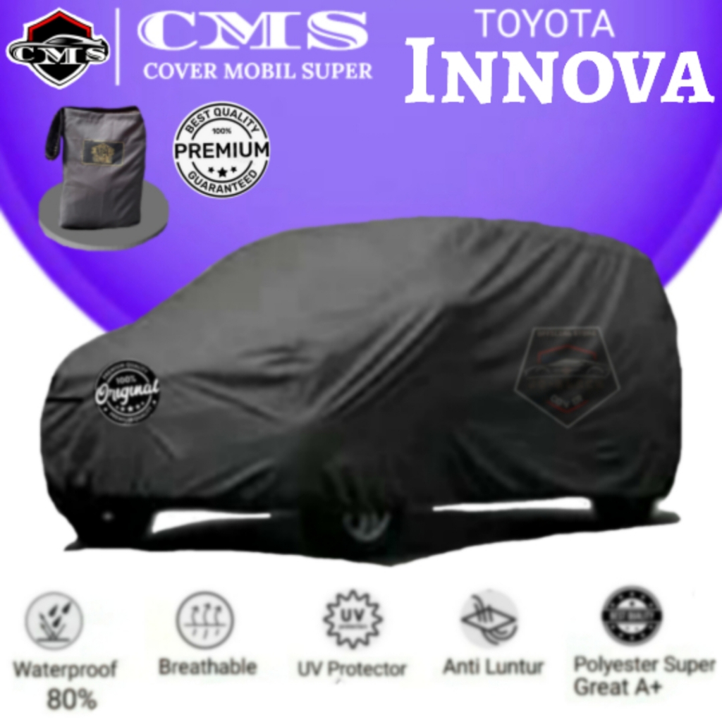 Cover Mobil Super-Cover Mobil Toyota Innova,Innova Reborn-Premium UV Protection-Waterproof-Anti Debu