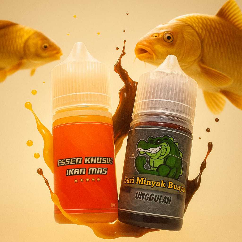 Essen Ikan Mas Galapung Aroma Amis Wangi Pisang Madu Booster Sari Minyak Buaya Untuk Indukan