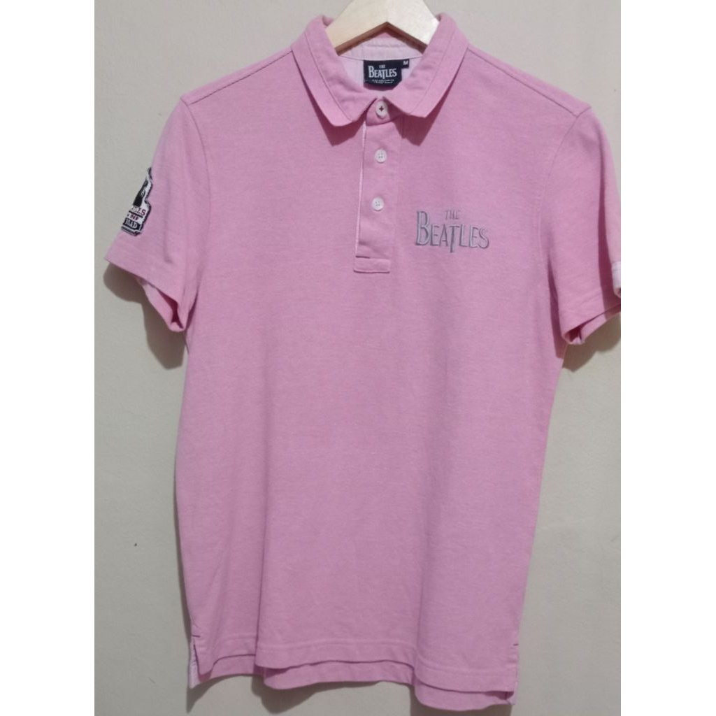 Vintage Polo Shirt The Beatles Official