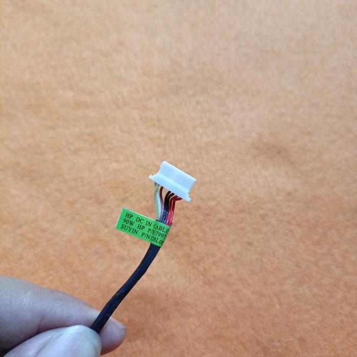 Soket cas dc laptop hp 14 bw001au original copotan asli cable