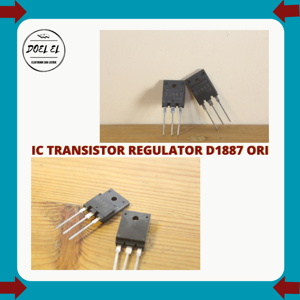 IC TRANSISTOR REGULATOR TV D1887 ORIGNAL | REGULATOR POWER SUPPLY