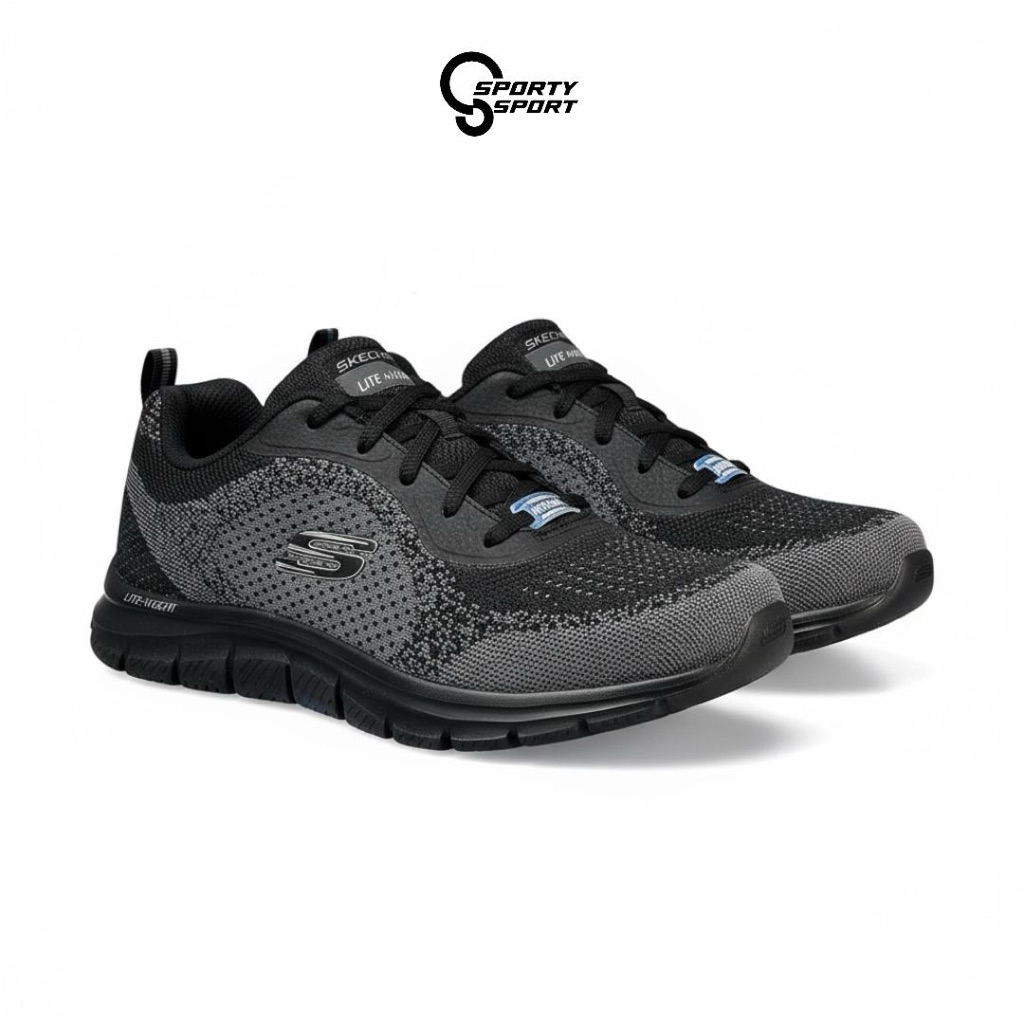 SEPATU RUNNING PRIA SKECHERS TRACK GLENDOR (232699 BBK)