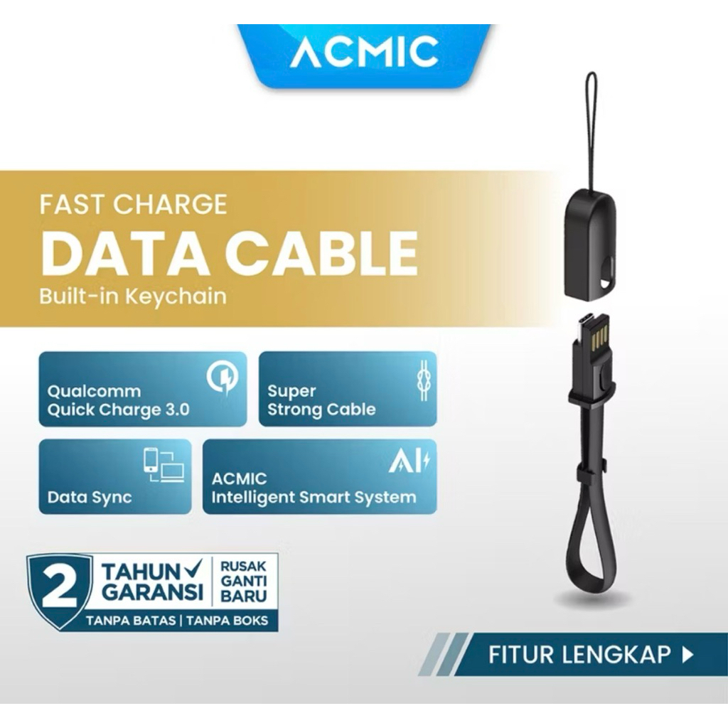 Acmic Kabel Usb Type-C Versi Original