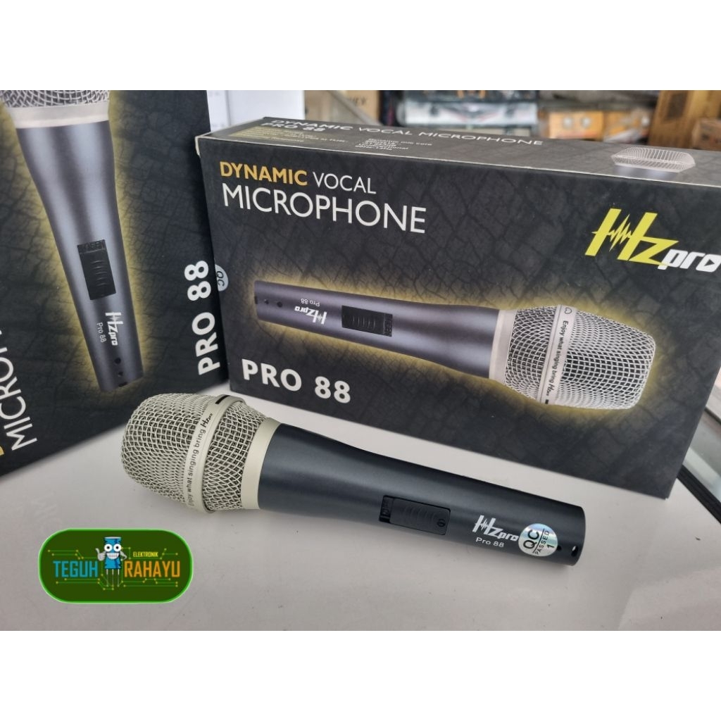 DYNAMIC MICROPHONE  / MIC KABEL HZ PRO PRO 88 (ORIGINAL)