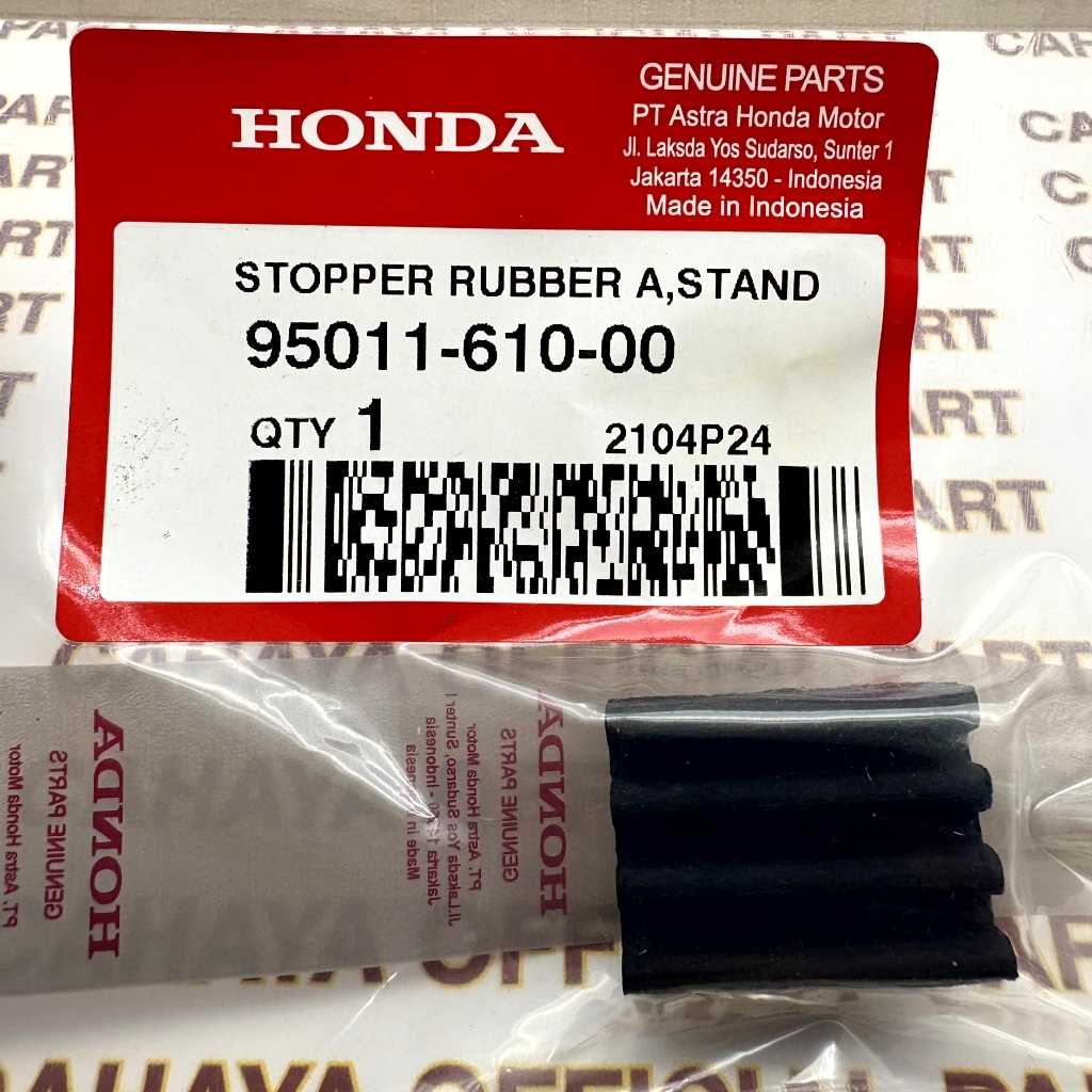 95011-610-00    Stopper Rubber A Stand – BeAT FI, BeAT POP eSP, BeAT Sporty eSP, Spacy, Scoopy, Spac