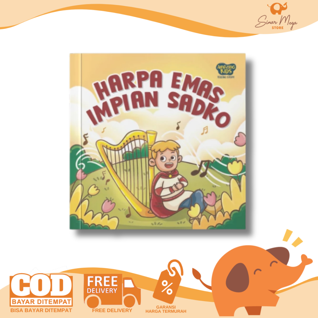 AMAZING Harpa Emas Impian Sadko / Buku Cerita Anak