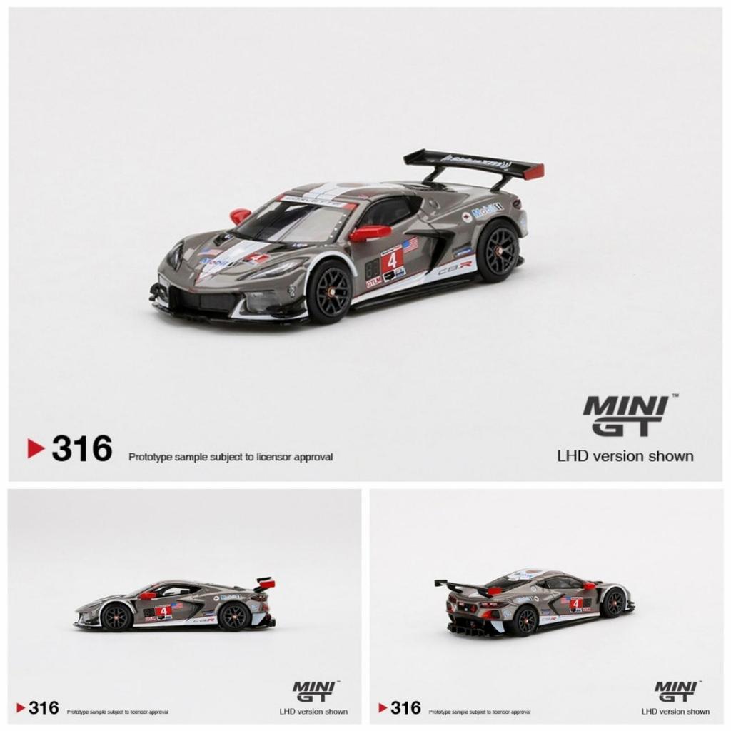 Mini GT 316 Chevrolet Corvette C8.R#4 2021 IMSA Sebring 12 Hrs