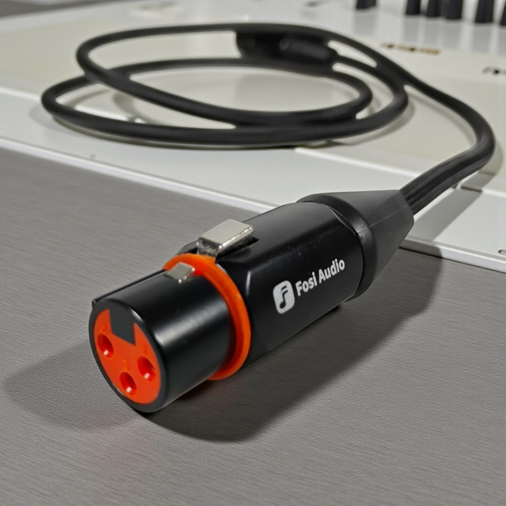 Kabel XLR Fosi Audio Male to Female Audio Amplifier Microphone Braided 1.2M