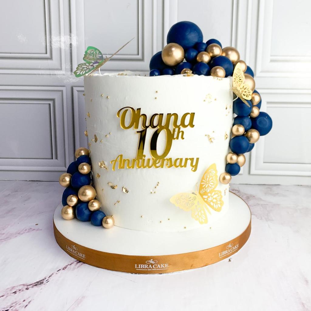 Kue Ulang Tahun/Birthday Cake/Kue Ultah Tema Aesthetic Butterfly