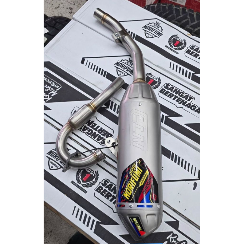 KNALPOT NORIFUMI WHOOPS KLX 150 CRF 150 L KNALPOT NORIFUMI ORIGINAL