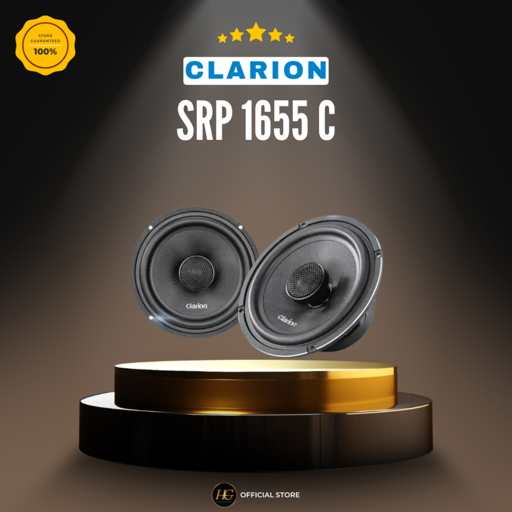 Speaker Coaxial 6.5 Inch Clarion SRP 1655 C