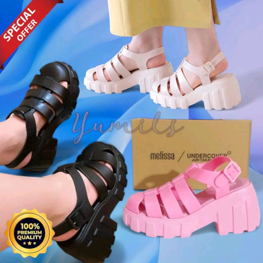 Sandal Melissa Megan 1:1 / Sepatu Sandal Melissa Wanita / Sandal Melissa Recommended