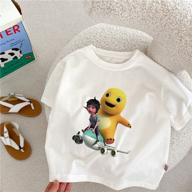 Dailyway Baju Kaos Anak Perempuan | T-shirt Terbaru Import Untuk usia 2-12 Tahun | Cetakan nailong y