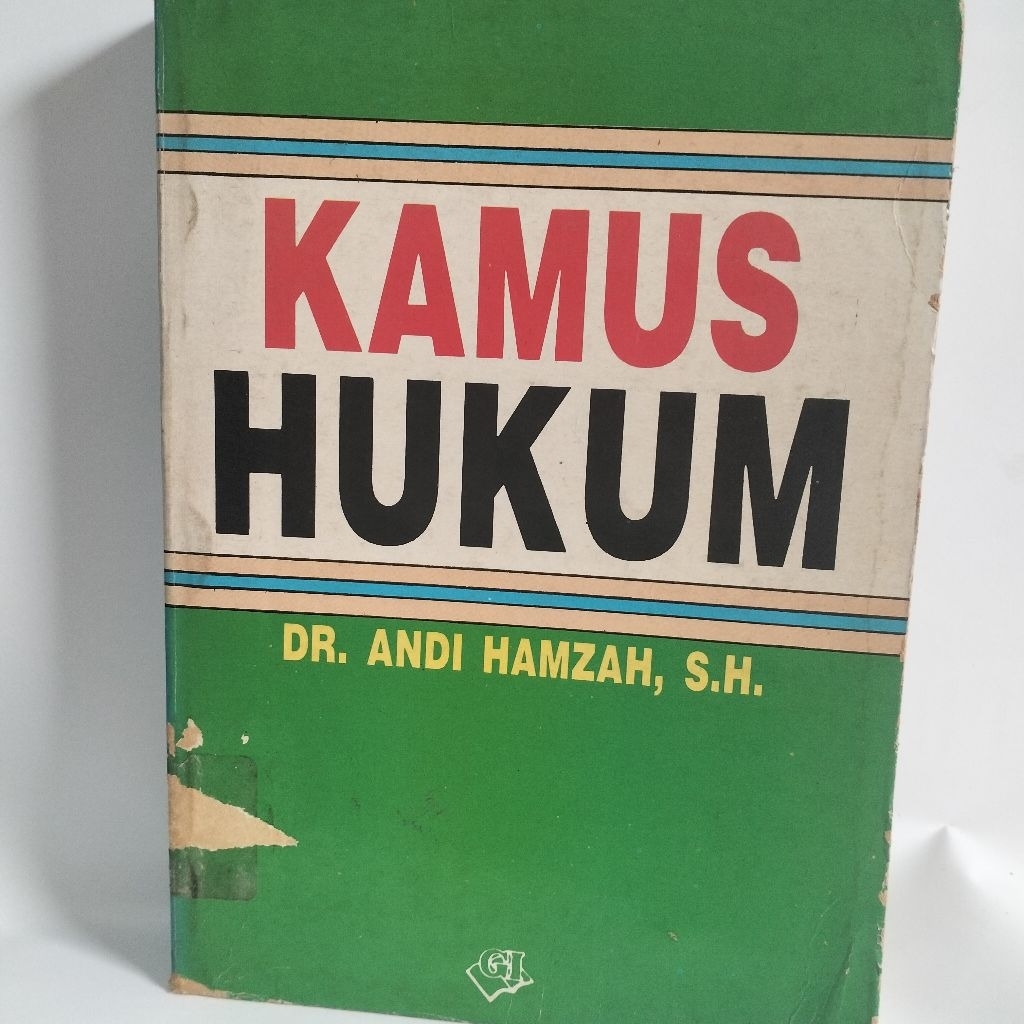 KAMUS HUKUM BY ANDI HAMZAH S. H