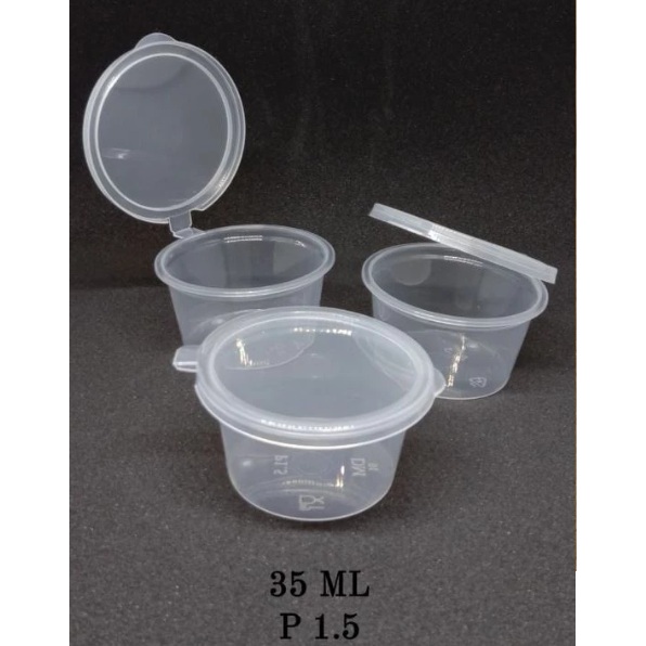 Saos Container DM 35ml / Thinwall DM 35ml / Tempat Saos DM 35ml