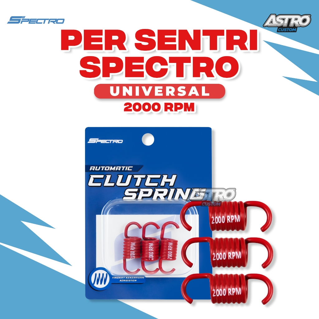 Spectro Per Sentri 2000 RPM Beat Fi Scoopy Fi Vario PCX Per Kopling Per Centri Kampas Ganda CVT