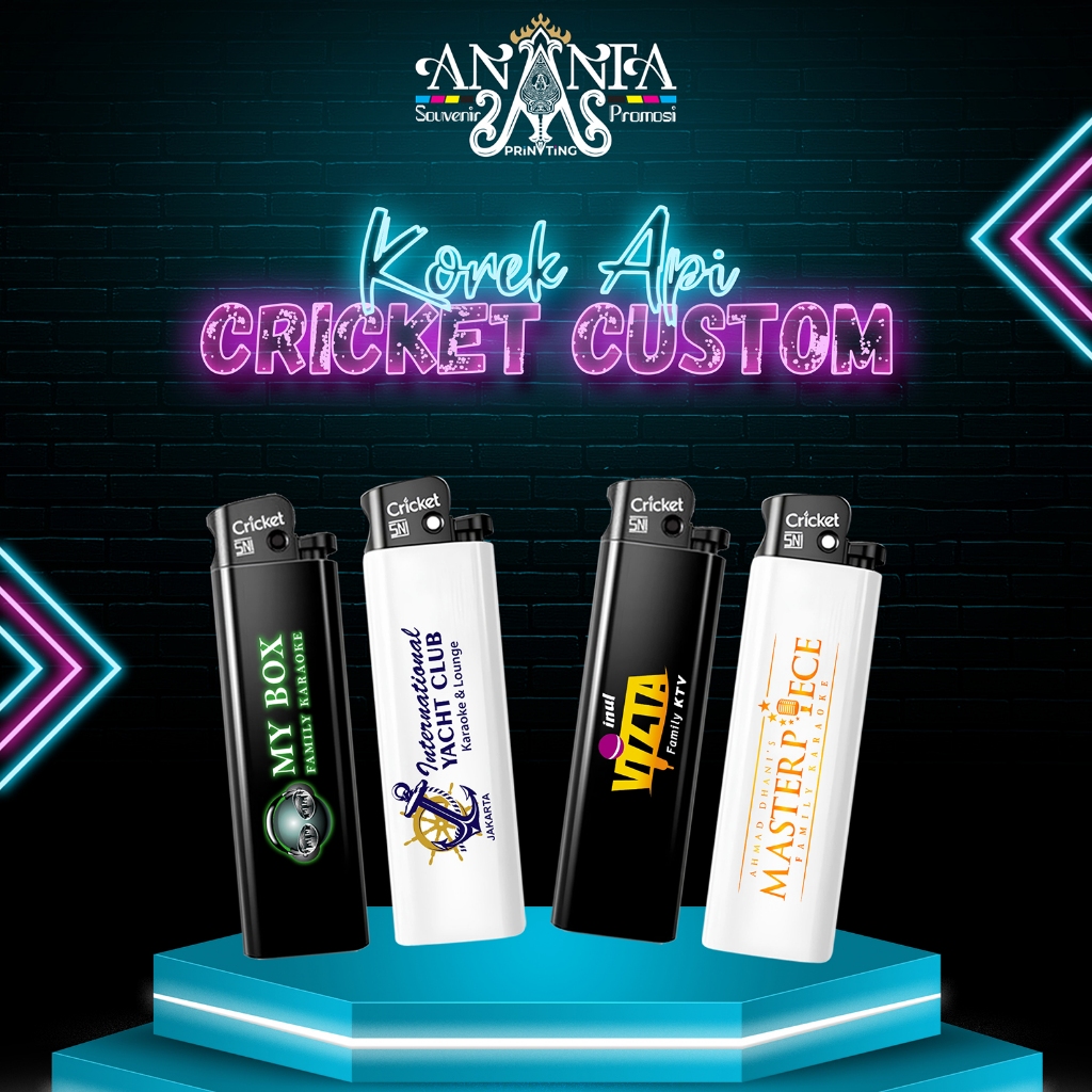 (custom) korek api criket original custom/korek criket souvenir/korek criket custom/korek api custom