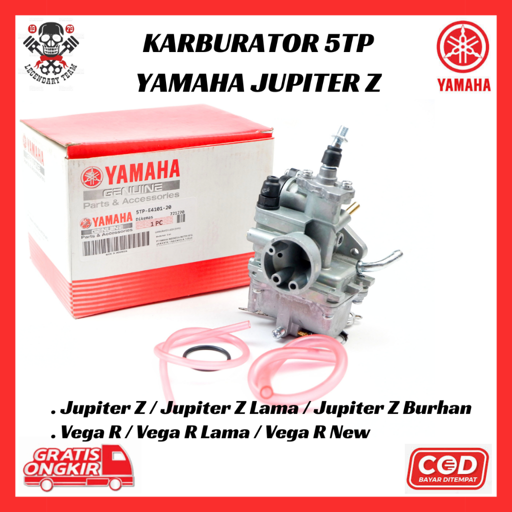 Karburator Ori Yamaha Jupiter Z Lama - Jupiter Z Burhan - Vega R Lama - Vega R New 5TP