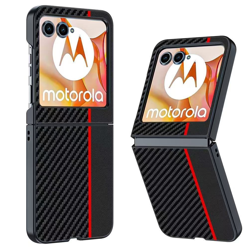 OMA - SILIKON HP MOTOROLA RAZR 50 / 60 SOFTCASE KULIT MOTIF CARBON GARIS CASING HANDPHONE