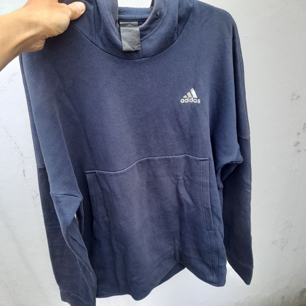 Hoodie  Adidas Biru Navy