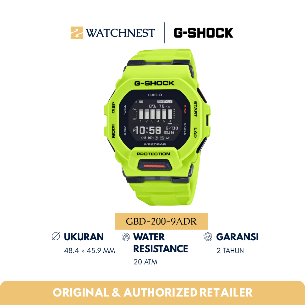 Jam Tangan Pria G-SHOCK GBD-200-9DR