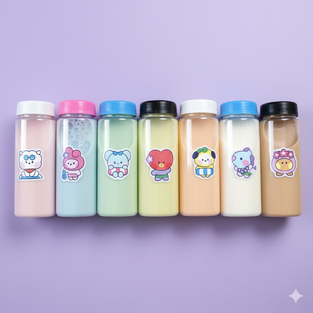 Botol Minum / Tumbler BT21 Summer - Free Photocard