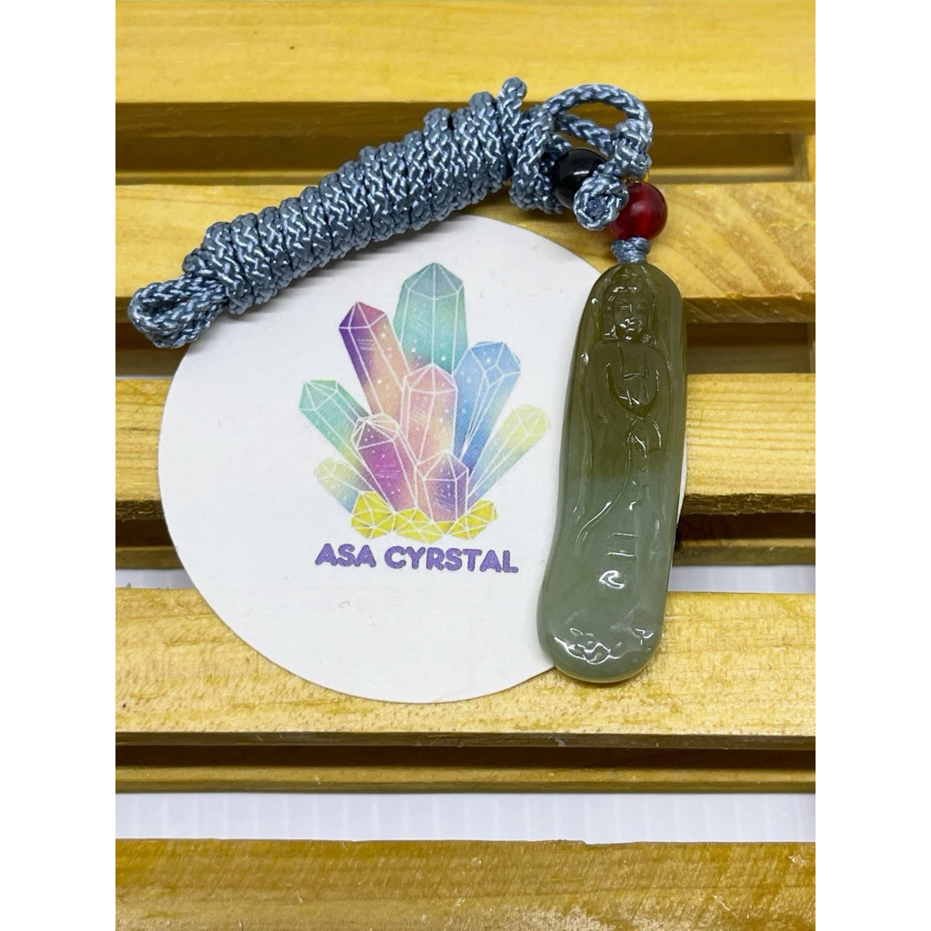 Liontine Burma jade Kwan Im