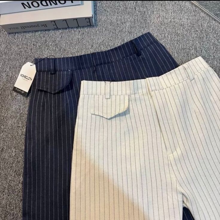 (Buy 1 Get 3) Oro Pants Stripe Bangkok Kekinian -  Celana Wanita Murah Anti Kusut - Celana Highwaist