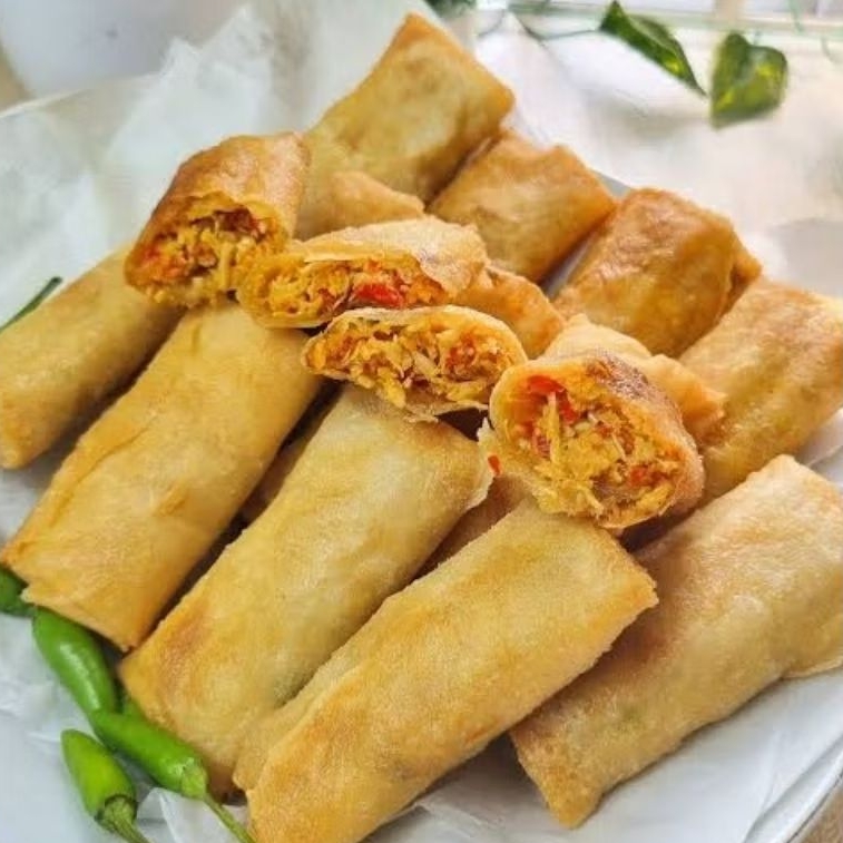 Lumpia Jebew Rasa Ayam Praktis Frozen Food 1 box isi 12 pcs
