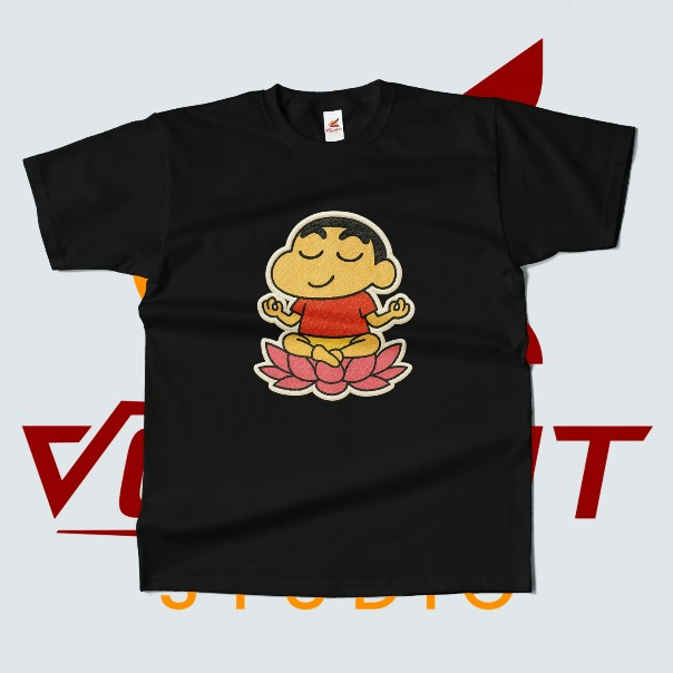Volant Kaos T Shirt Sinchan Meditate