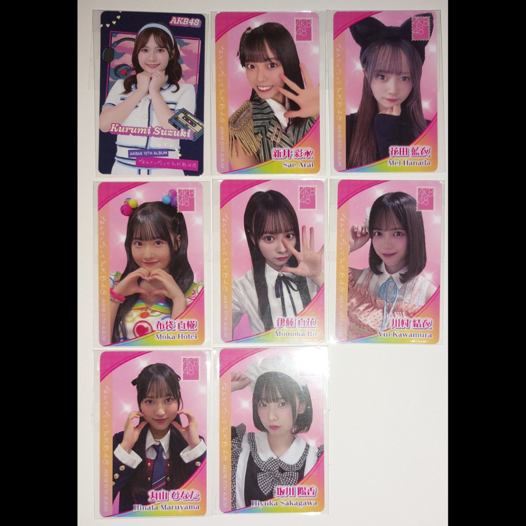 Photocard Nantettatte AKB48