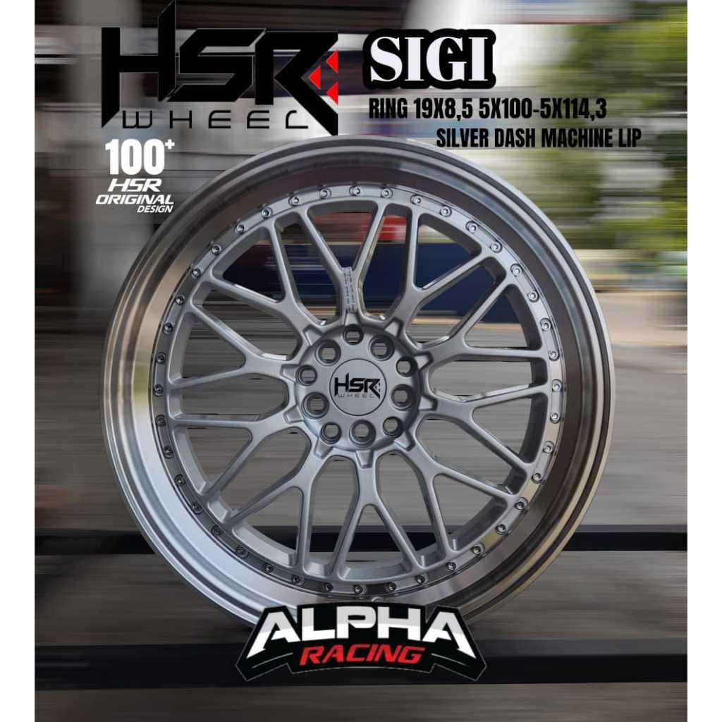 VELG FT86 NEW AVANZA XENIA INNOVA CAMRY MAZDA HRV DLL R19 5X100-5X114,3 HSR SIGI