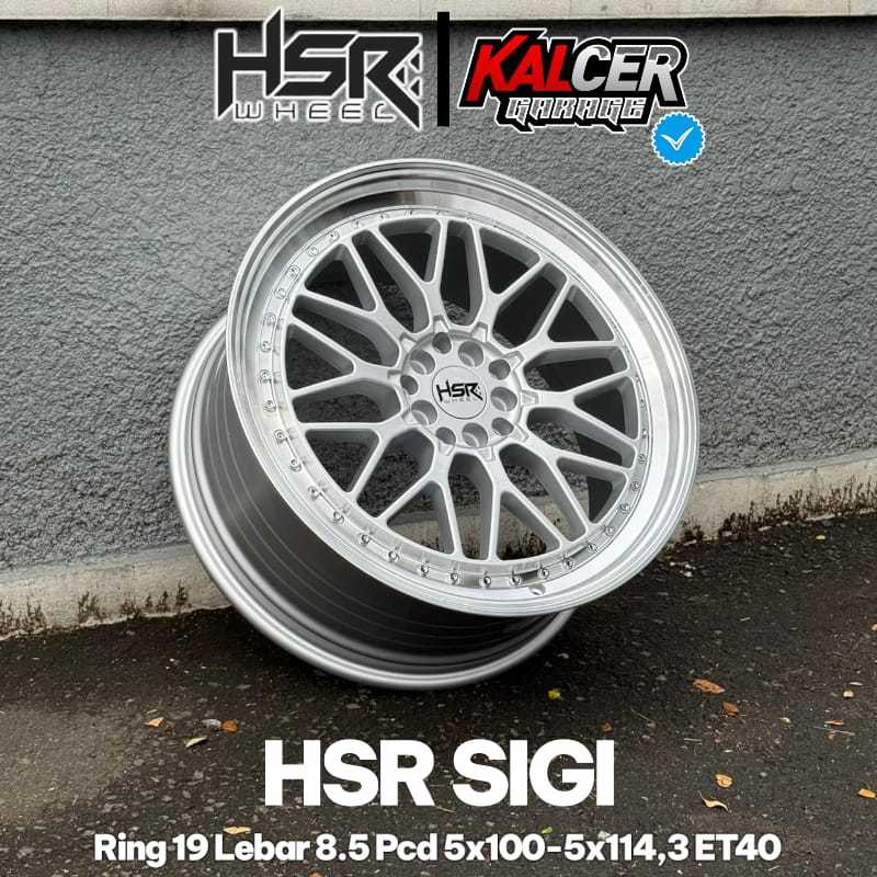VELG HSR SIGI RING 19 LEBAR 8,5 PCD 10x100-114,3 ET40 ORIGINAL HSR