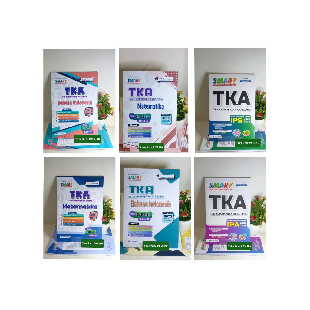 BUKU CERDAS/SMART TKA ASESMEN AKHIR JENJANG AKM SD,SMP,SMA WMG ARYA DUTA