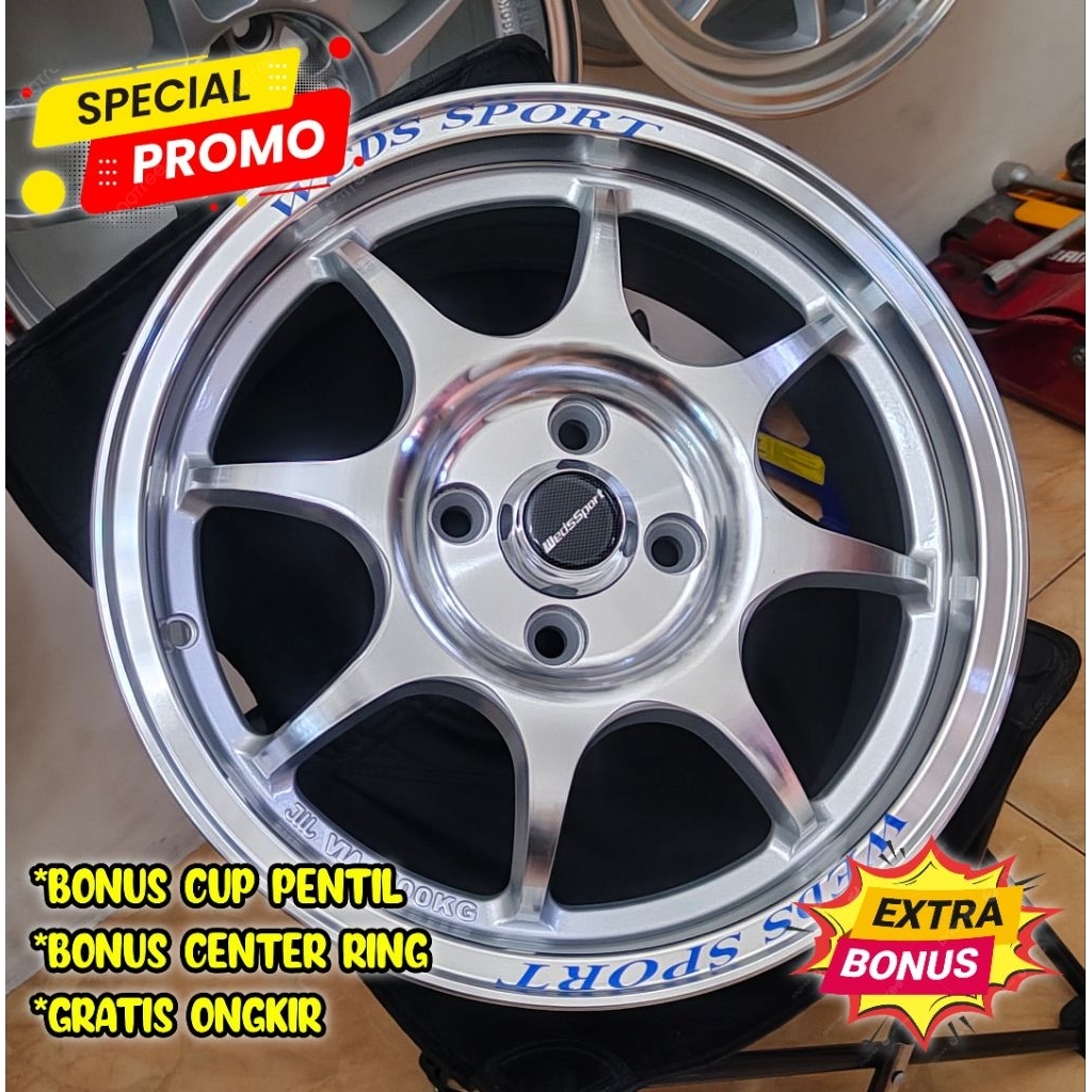 (PROMO) Velg baru R15 Wedssport Tc05 (4PCS)