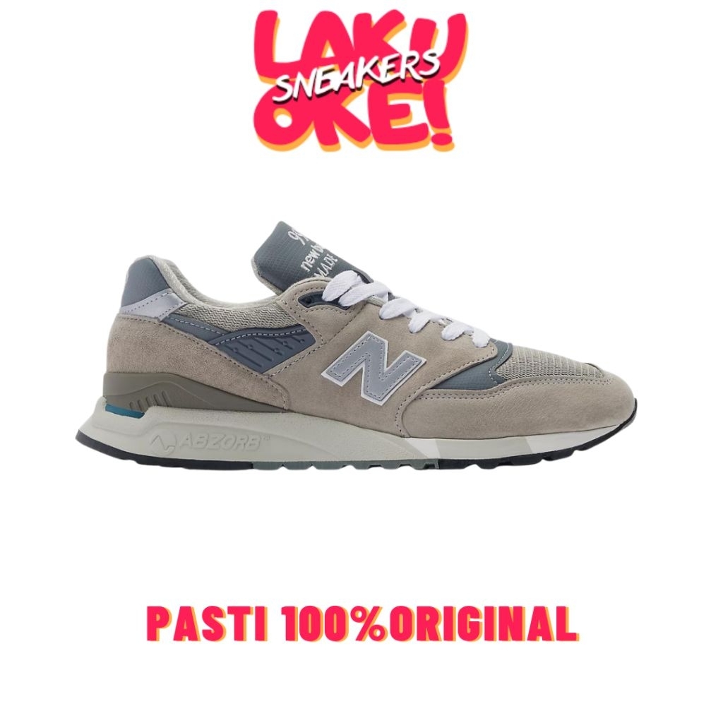 SEPATU NEW BALANCE 998 GREY MADE IN USA ORIGINAL U998GR