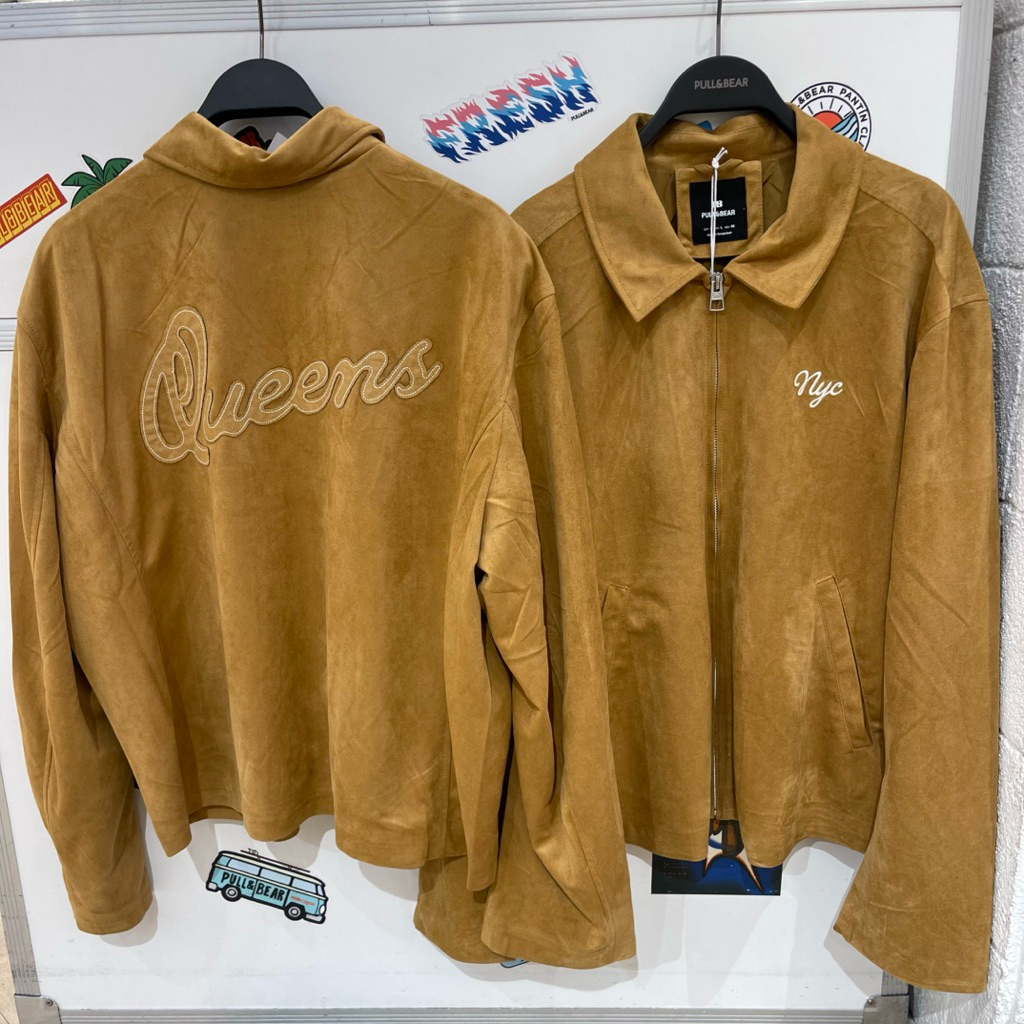 Jaket Suede PULL&BEAR MEN Jastip (jasa titip)